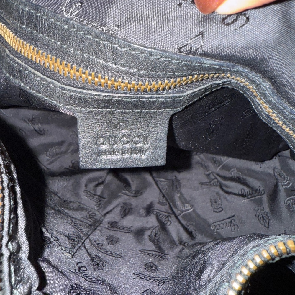 Gucci Black and Gold Shoulder Bag - Picture 6 of 10
